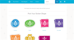 Desktop Screenshot of customstickersonline.com